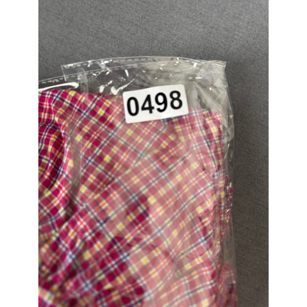 Misa Anthropologie La Stella‎ Dress Women S Red Gingham Wrap Maxi Boho Festival - Picture 12 of 13
